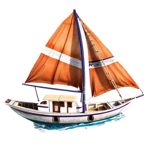 Egyptian Felucca Sailing Boat Png Dbm37 PNG Image