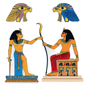 Egyptian Mythology Scenes Png 35 PNG Image