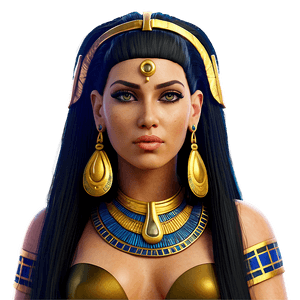 Egyptian Queen Cleopatra PNG nbe PNG