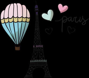 Eiffel Tower Balloon Clip Art - Paris Clipart, HD Png Download PNG image with transparent background