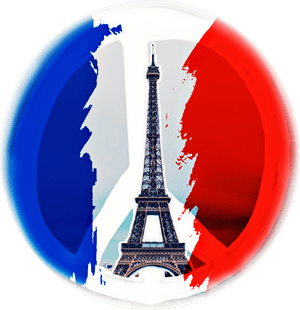 #france #drapeau #drapeaufrance #frenchflag #paris - Eiffel Tower, HD Png Download PNG with transparent background