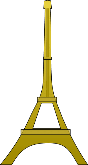 Eiffel Tower Clip Arts - Eiffel Tower Clip Art, HD Png Download PNG image with transparent background