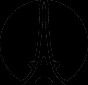 Eiffel Tower In A Circle - Eiffel Tower Circle, HD Png Download PNG image with transparent background