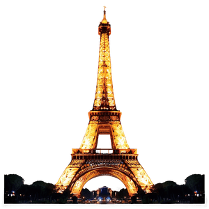 Eiffel Tower Night View PNG grt44 PNG image with transparent background