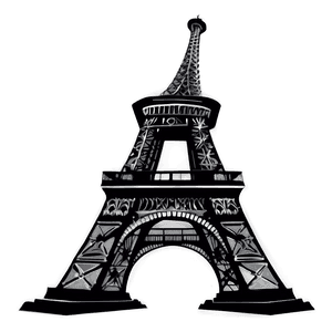 Eiffel Tower Silhouette PNG 39 PNG image with transparent background