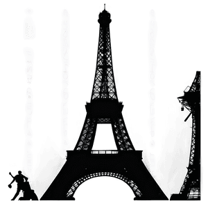Eiffel Tower Silhouette PNG dpq92 PNG image with transparent background