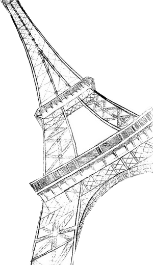 Eiffel Tower Sketch Tumblr For Kids - Eiffel Tower Sketch, HD Png Download PNG image with transparent background