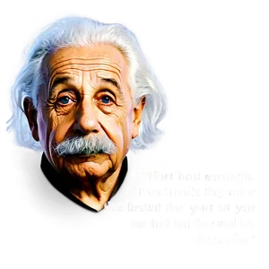 Einstein Inspirational Quote Png 24 PNG Image