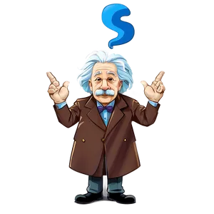 Einstein With Pipe Png Qup PNG Image