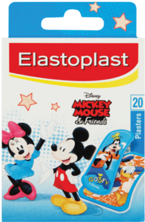Elastoplast Disney's Mickey Mouse And Friends Plasters, - Hansaplast Mickey, HD Png Download PNG image with transparent background
