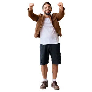 Elated Man Drawing Png 58 PNG Image