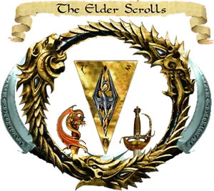 Elder_ Scrolls_ Skyrim_ Logo PNG Image