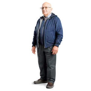 Elderly Bald Man Png 06202024 PNG Image