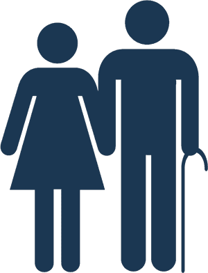 Retirement Icon 2 Shield Blue - Toilet Man Woman Vector, HD Png Download PNG image with transparent background
