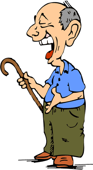 Cartoon People Laughing - Cartoon Old Man Laughing, HD Png Download PNG image with transparent background