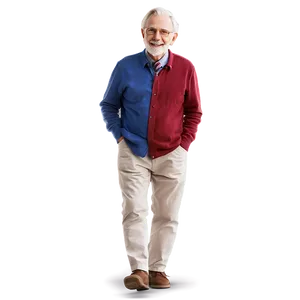 Elderly White Man Png Tte PNG Image