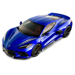 Electric Blue Corvette C8 Png 89 PNG Image