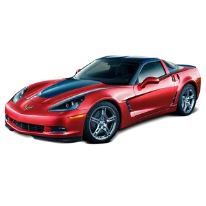 Electric Blue Corvette Png Oxy76 PNG Image