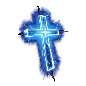 Electric Blue Cross Figure Png Hip PNG Image