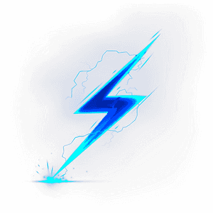 Thunder Blu-ray Lightning Disc Bolt Of Clipart - Png Of Thunder Bolts, Transparent Png PNG