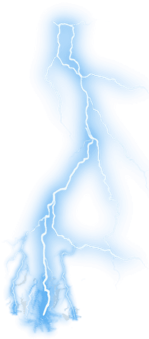 #lightning #lightningbolt #neon #bluelightning #storm - Thunderstorm Png, Transparent Png PNG