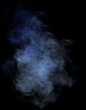 Electric_ Blue_ Smoke_ Abstract PNG image with transparent background