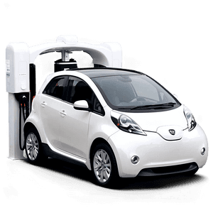Electric Car Front View PNG aog PNG with transparent background