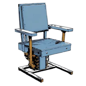 Electric Chair Patent Design Png 19 PNG Image