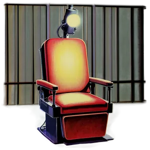 Electric Chair Vintage Poster Png Qli PNG Image