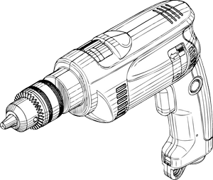 Transparent Drill Png - Hand Drill Machine Sketch, Png Download PNG with transparent background