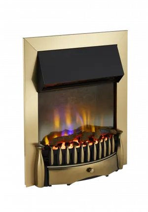 Electric Fireplace Flames PNG Image