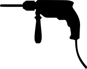 Hammer Drill Wall T Cable - Hammer Drill Icon Svg, HD Png Download PNG with transparent background