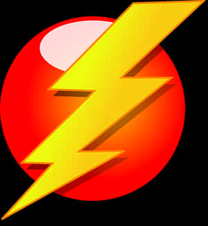 Electric Lightning Bolt Icon PNG with transparent background
