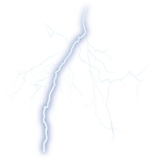 Electric Lightning Bolt Illustration PNG Image