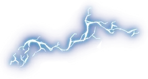 Electric Lightning Bolt Illustration PNG Image