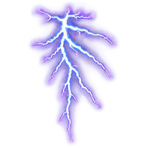 Electric Lightning Bolt PNG pha50 PNG