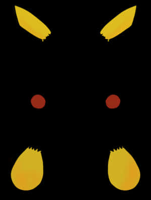 Electric Mouse Silhouette PNG with transparent background