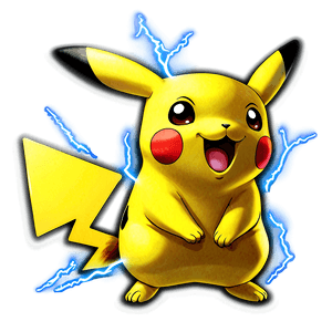 Electric Pikachu PNG 05032024 PNG image with transparent background