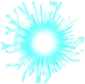 Electric Plasma Explosion PNG Image