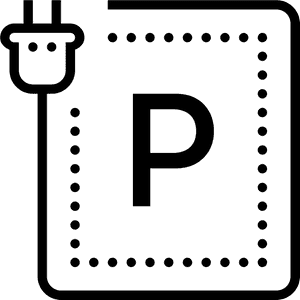 Electric Plug Power Icon PNG with transparent background