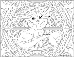 Adult Coloring Pages Pokemon, HD Png Download PNG image with transparent background