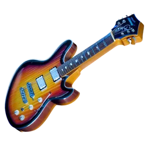 Electric Pop Guitar Png 06242024 PNG Image