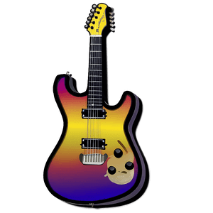 Electric Pop Guitar PNG 06242024 PNG with transparent background