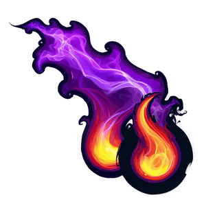 Electric Purple Fire PNG 63 PNG with transparent background