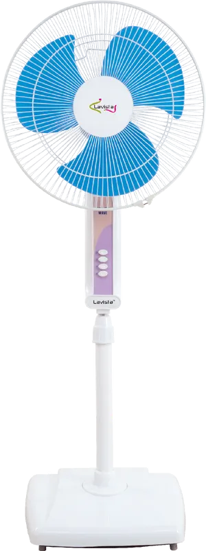 Electric Standing Fan White Background PNG Image