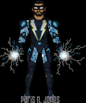 The Cw Version By Parisnjones Black Lightning, Justice - Black Lightning The Cw PNG