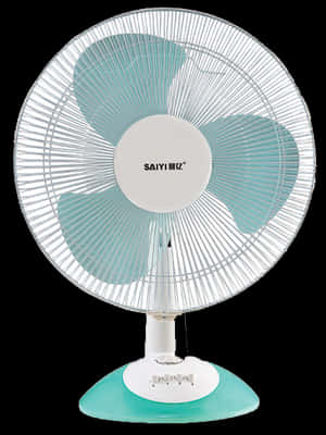 Electric Table Fan White Background PNG image with transparent background
