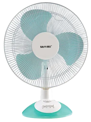 Electric Table Fan White Background PNG Image