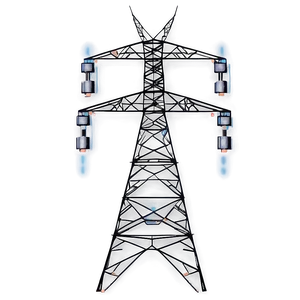 Electric Transmission Towers Png Djy PNG Image