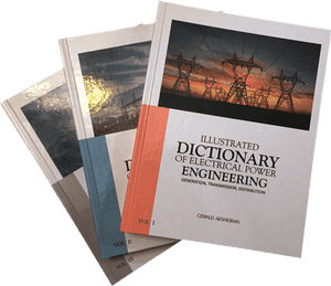 Electrical Engineering Dictionary Set PNG image with transparent background